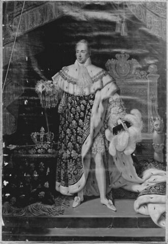 Portrait en pied de Charles X (1757-1836), roi de France