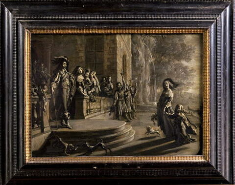 Le roi Louis XIII accueillant la reine d'Autriche et le dauphin, image 6/6