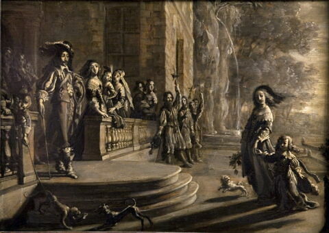 Le roi Louis XIII accueillant la reine d'Autriche et le dauphin, image 7/7