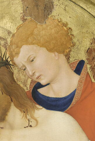 Le Christ de pitié soutenu par saint Jean l’Evangéliste en présence de la Vierge et de deux anges., image 6/13