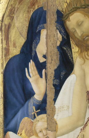 Le Christ de pitié soutenu par saint Jean l’Evangéliste en présence de la Vierge et de deux anges., image 3/13