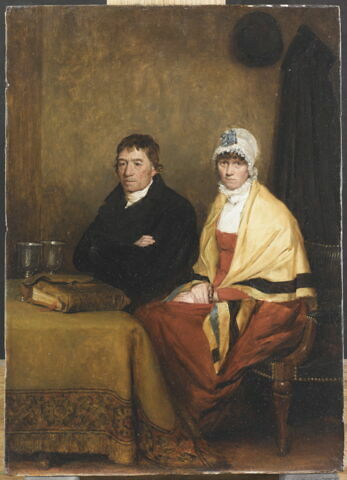 Portrait du révérend David Wilkie et son épouse. Les parents de l'artiste