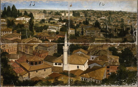 Panorama de Constantinople (divise en 16 compartiments numérotés), image 3/3