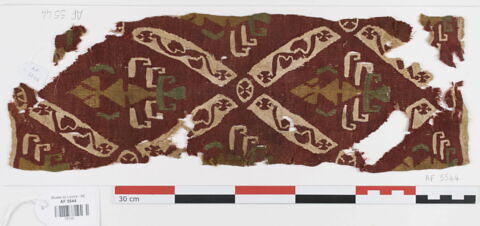 bande décorative d'habillement ; fragments, image 1/2
