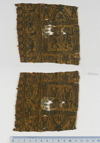 plastron de tunique ; clavus ; fragment, image 1/1