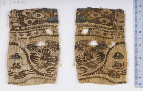exercice de tissage ; fragment, image 1/1