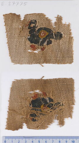 décor de textile ; fragment, image 1/1
