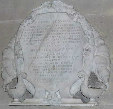 Inscription commémorative de Pierre Séguin