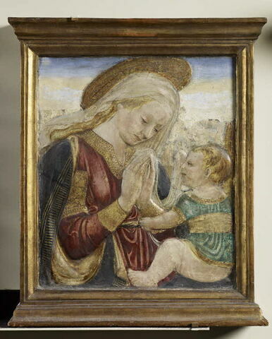 La Vierge adorant l'Enfant
