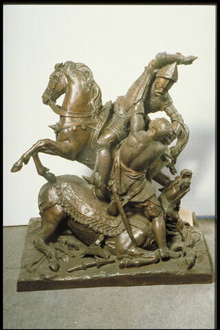 Combat de Charles Martel et d'Abderamane roi des Sarrazins (Bataille de Poitiers 732), image 3/6