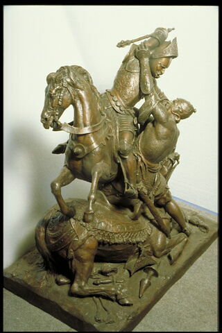 Combat de Charles Martel et d'Abderamane roi des Sarrazins (Bataille de Poitiers 732), image 4/6