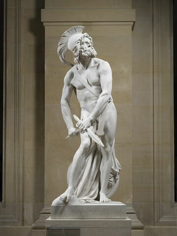 Hercule combattant Acheloüs métamorphosé en serpent - Louvre Collections