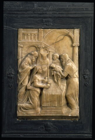 La Circoncision et la Présentation au temple, élément du monument funéraire d'Emeric Schillinck, chantre de Saint-Lambert de Liège de 1550 à sa mort en 1565, image 3/4