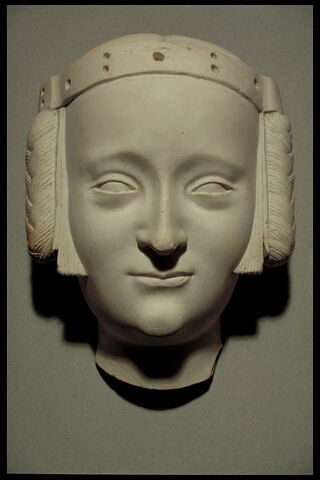 Masque de Marie de France fille de Charles IV
