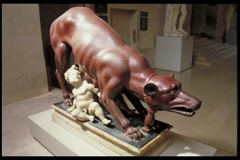 La louve allaitant Romulus et Remus, image 3/4