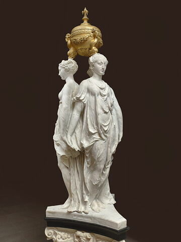 Les Trois Grâces. Elément du monument funéraire du coeur du roi Henri II (1519-1559), image 2/7
