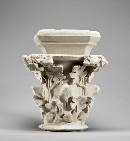 Chapiteau décoré de feuilles de vigne vierge, image 8/12