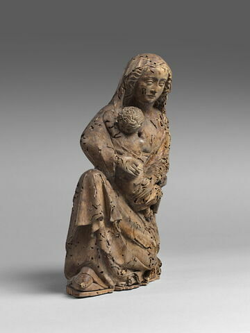 La Vierge assise sur le sol et allaitant l'Enfant, image 3/8