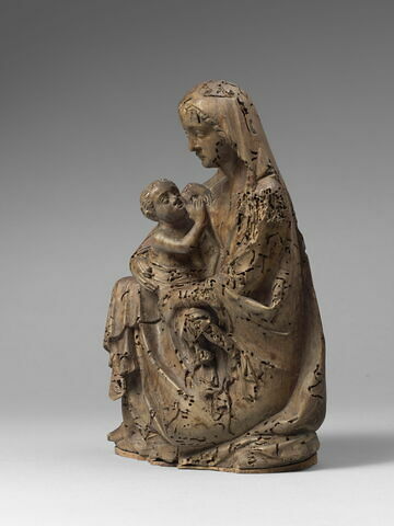 La Vierge assise sur le sol et allaitant l'Enfant, image 5/8