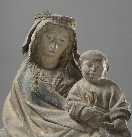 La Vierge et l'Enfant tenant un phylactère, image 5/12