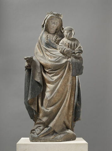 La Vierge et l'Enfant tenant un phylactère, image 6/12