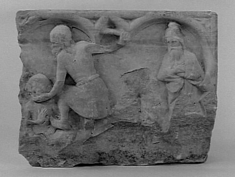 Fragment de clôture de chœur : Joseph bastonné en présence de Putiphar, image 6/6