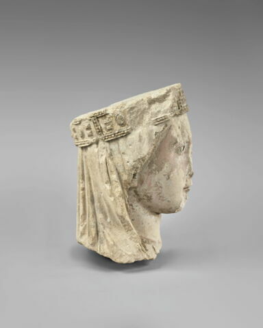 Tête de Vierge voilée et couronnée, image 5/15