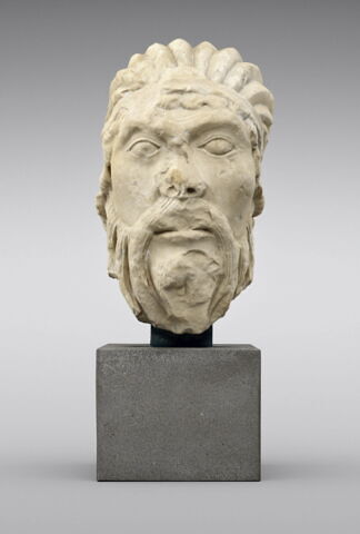 Tête d'homme coiffé d'un bonnet côtelé, image 1/5