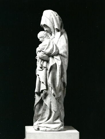 La Vierge et l'Enfant Jésus tenant un phylactère, image 6/12