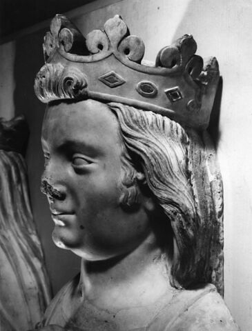 Charles IV le Bel, roi de France tenant un sac contenant ses entrailles (+1328), image 10/10