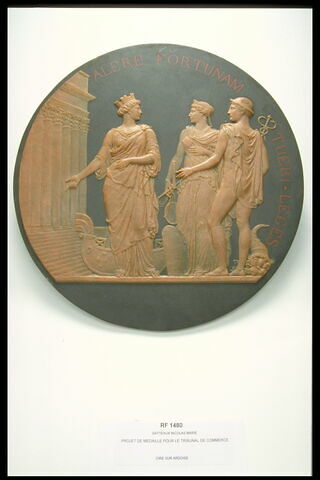 Médaille commémorant l'achèvement du Palais de la Bourse et du tribunal de commerce 4 novembre 1826, image 2/2