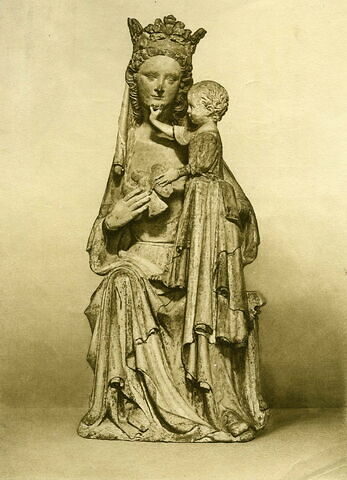La Vierge assise tenant l'Enfant debout sur son genou, image 14/15