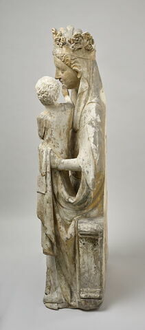 La Vierge assise tenant l'Enfant debout sur son genou, image 4/15