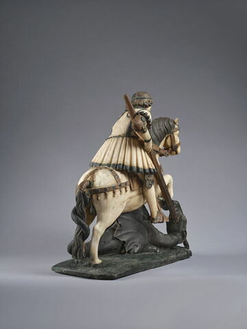 Saint Georges à cheval combattant le dragon, image 2/10