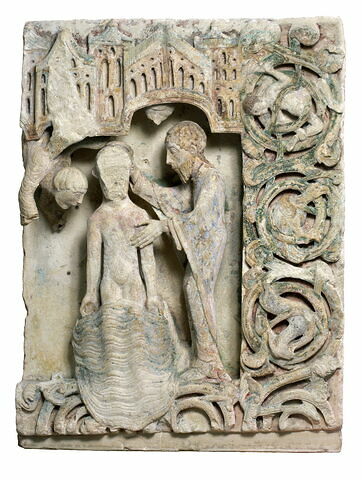L'Annonciation, la Vierge en Majesté, le Baptême du Christ, image 14/57