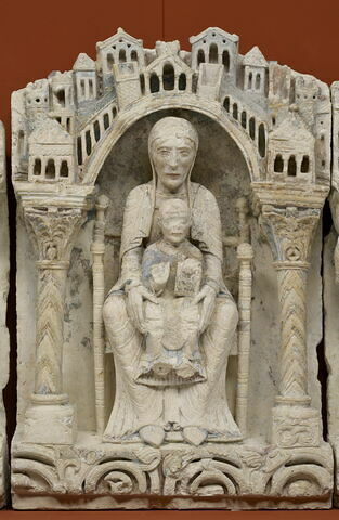 L'Annonciation, la Vierge en Majesté, le Baptême du Christ, image 3/57