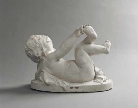 Enfant jouant avec son pied (portrait présumé du fils de l'architecte Antoine-Joseph de Bourge), image 2/3
