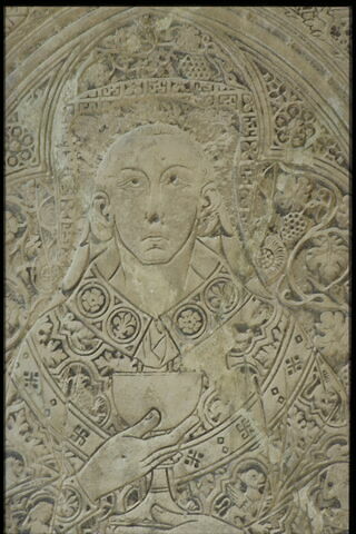Dalle funéraire gravée de Jean Casse, chanoine et chancelier de la cathédrale de Noyon (+1350), image 7/8