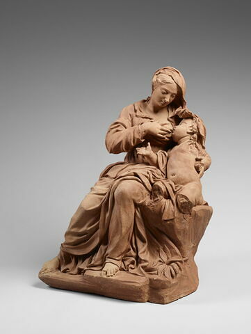 Vierge assise allaitant l'Enfant, image 2/6