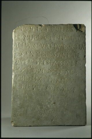 Épitaphe de Jehan Durhu, docteur en médecine (+ 21 mars 1609), image 1/1