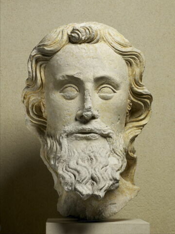 Tête d'apôtre barbu, image 2/7