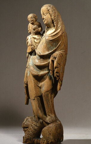 La Vierge à l'Enfant debout sur un lion, image 3/8