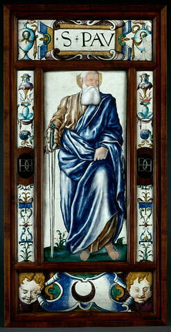 Plaque des Feuillantines : Saint Paul sous les traits de Galiot de Genouillac