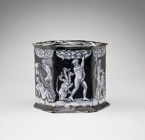 Salière hexagonale : Les Travaux d'Hercule