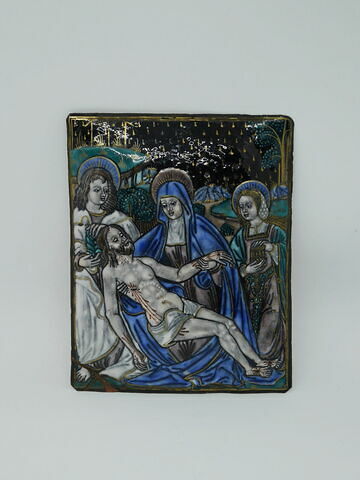 Plaque : La Vierge de pitié, d'une série de deux avec MR 2631, image 1/3