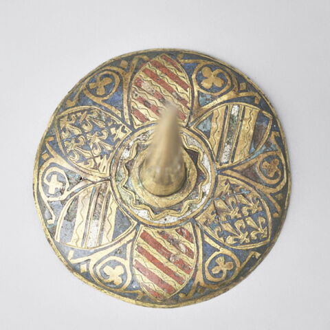 Chandelier de voyage aux armes de France, Champagne et Turenne, image 2/6