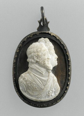 Camée aux profils de Henri IV et Marie de Médicis