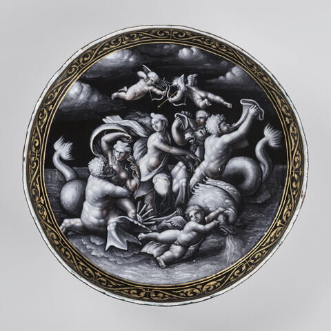 Fond de coupe : Le Triomphe de Galatée, image 1/7