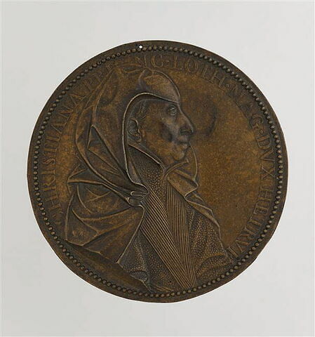 Médaille : Christine de Lorraine, grande duchesse de Toscane