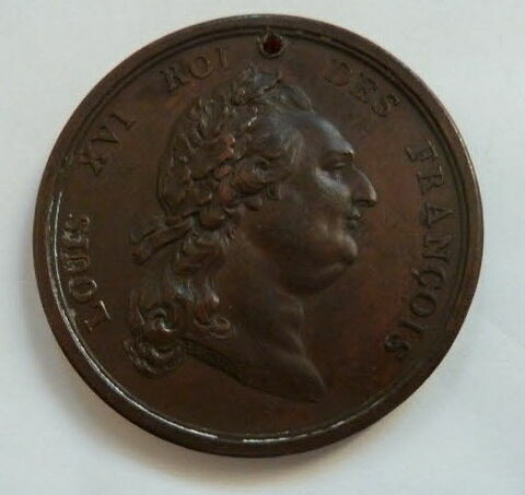 Médaille : Louis XVI / inscription